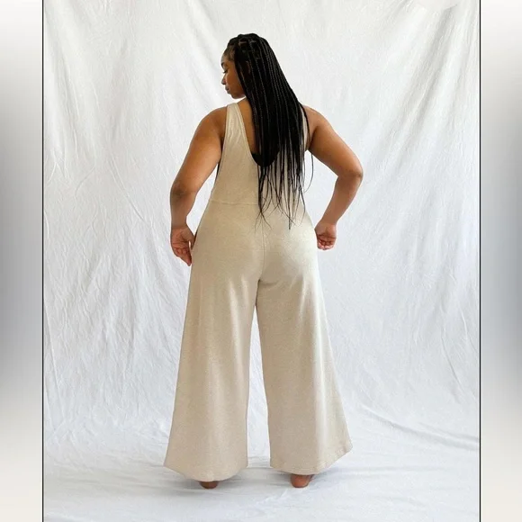 Ana and Zac tanksuit in oatmeal L - Picture 3 of 9